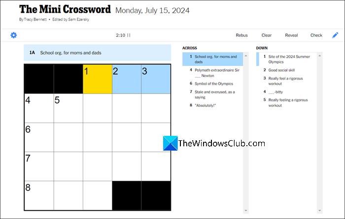 March 8 NYT Mini Crossword Puzzle Solutions