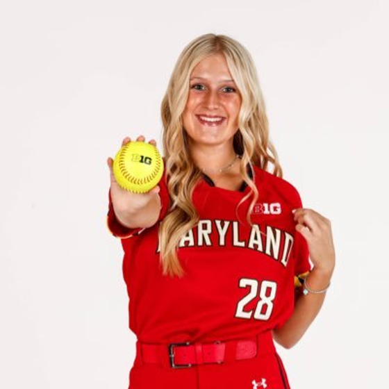 Maryland Softball's Aubrey Wurst Dominates In 11-1 Rout Of Delaware Maryland Softball's Aubrey Wurst Dominates In 11-1 Rout Of Delaware