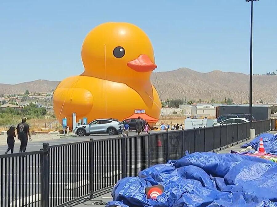 Myrtle Beach Welcomes World's Biggest Rubber Duck For Water Safety Awareness