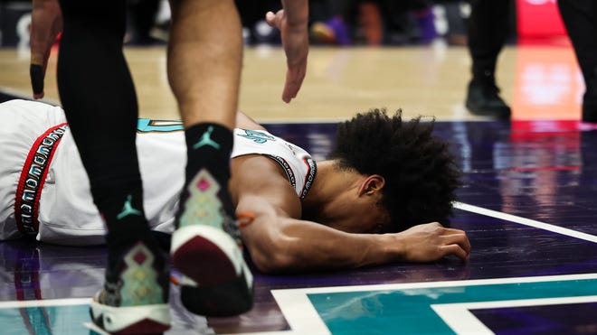 NBA Player Jaylen Wells Injured: Scary Fall And Stretcher NBA Player Jaylen Wells Injured: Scary Fall And Stretcher