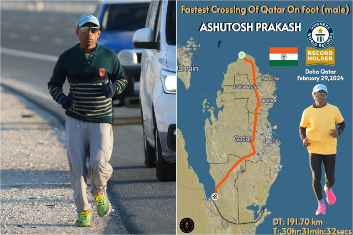 New Record: Man Breaks Fastest Time For Crossing Australia On Foot New Record: Man Breaks Fastest Time For Crossing Australia On Foot