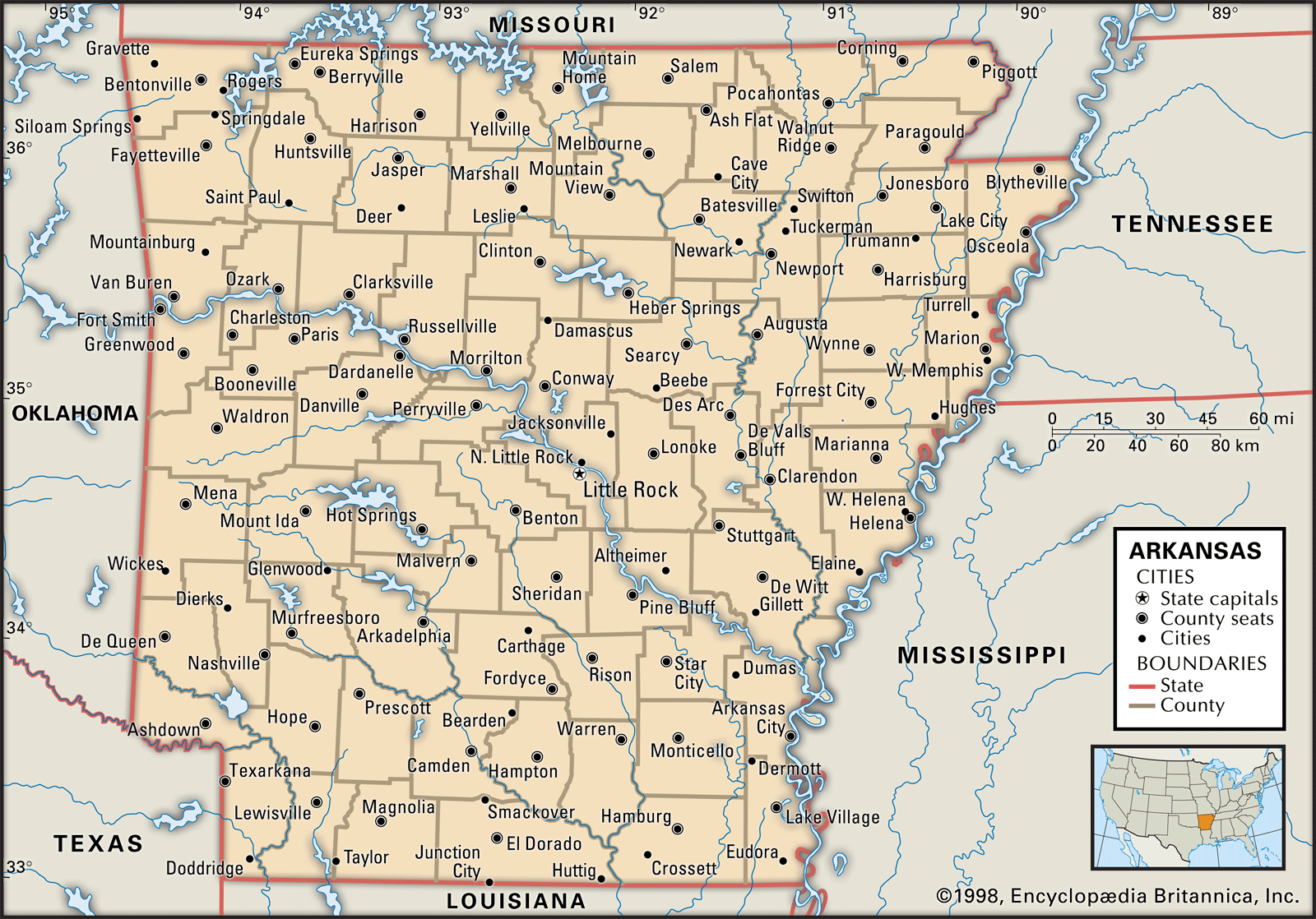 Northern Arkansas' Geography: A Convict's Hiding Place Northern Arkansas' Geography: A Convict's Hiding Place
