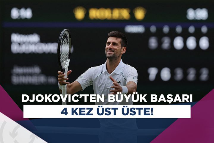 Novak Djokovic: Bir Rekor Daha, Bir İlke Daha Novak Djokovic: Bir Rekor Daha, Bir İlke Daha
