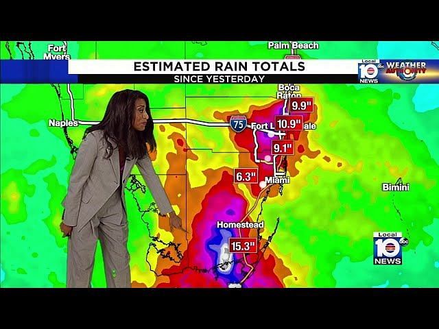 NWS Issues Flash Flood Warning For South Florida Amid Heavy Showers NWS Issues Flash Flood Warning For South Florida Amid Heavy Showers