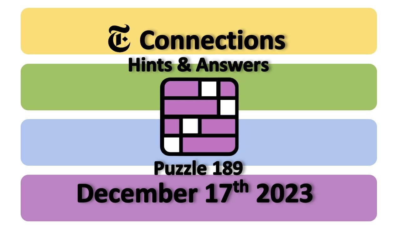 NYT Connections Game: Hints And Solutions For May 8th, Puzzle 697 NYT Connections Game: Hints And Solutions For May 8th, Puzzle 697