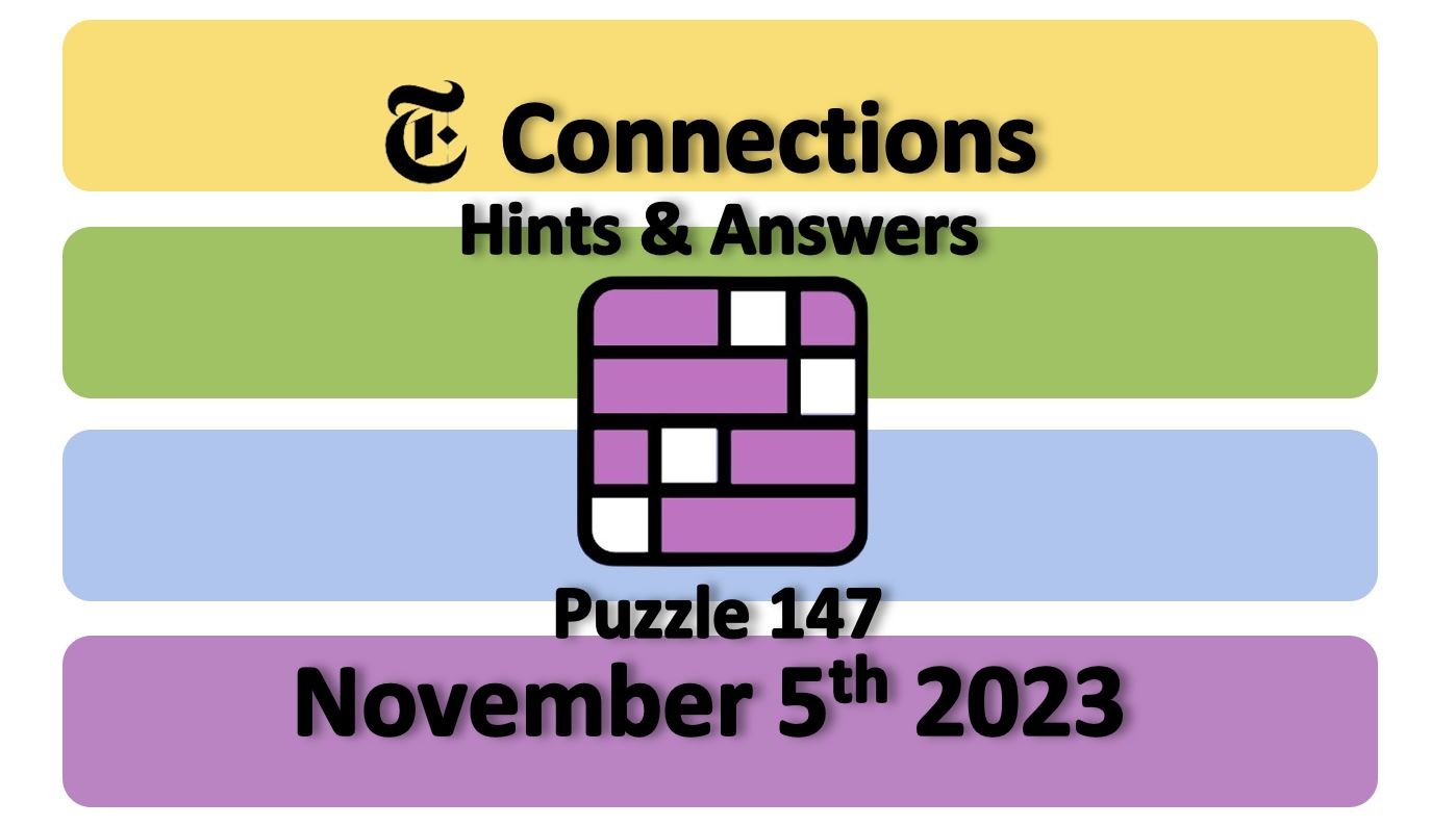 NYT Connections Today Puzzle Answers For March 5, 2025 NYT Connections Today Puzzle Answers For March 5, 2025