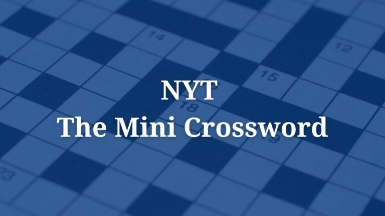 NYT Mini Crossword - April 25th Answer Key NYT Mini Crossword - April 25th Answer Key