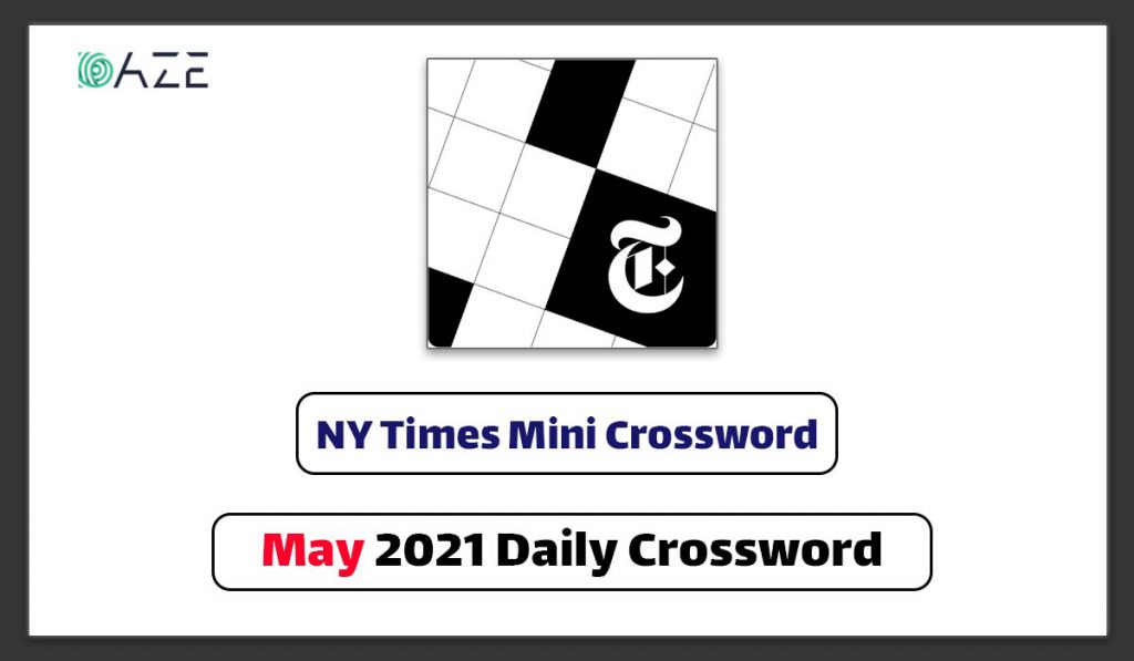 NYT Mini Crossword - March 31 Answer Key NYT Mini Crossword - March 31 Answer Key