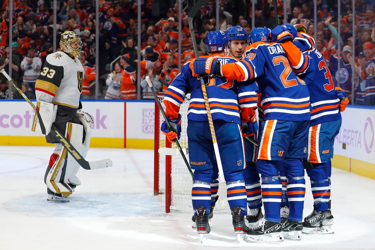 Oilers Edge Golden Knights 3-2, Yet Vegas Secures Playoff Birth Oilers Edge Golden Knights 3-2, Yet Vegas Secures Playoff Birth