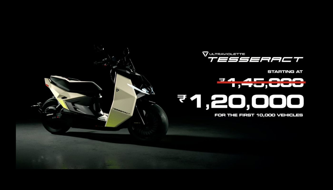 ₹1.45 Lakh Ultraviolette Tesseract: A Deep Dive Into The New Electric Scooter ₹1.45 Lakh Ultraviolette Tesseract: A Deep Dive Into The New Electric Scooter
