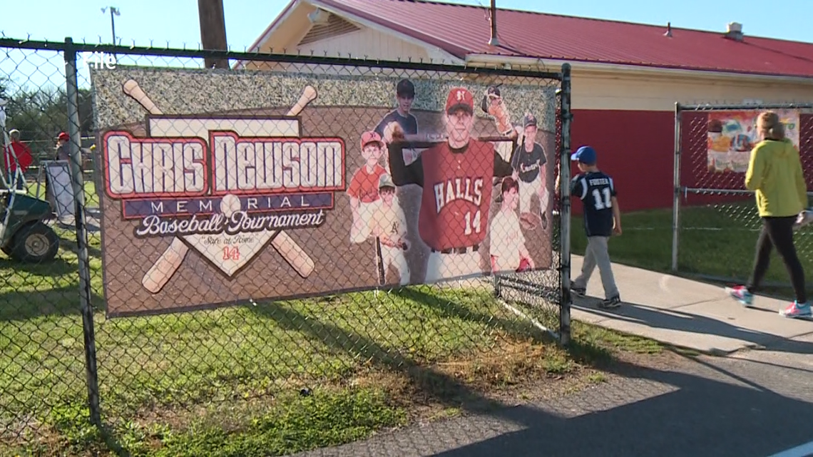 Remembering Chris Newsom: Halls Crossroads Baseball Tournament Kicks Off Remembering Chris Newsom: Halls Crossroads Baseball Tournament Kicks Off