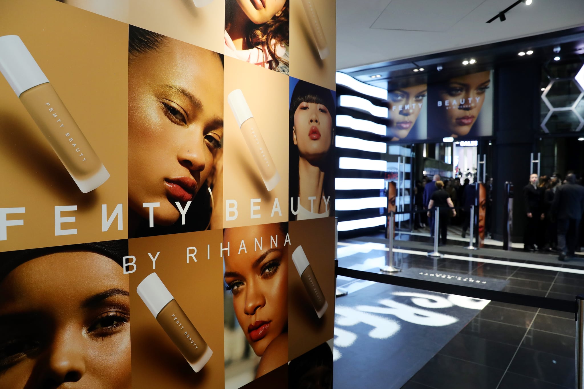 Rihanna's Parisian Fan Moment: Glamour After Fenty Beauty Event Rihanna's Parisian Fan Moment: Glamour After Fenty Beauty Event