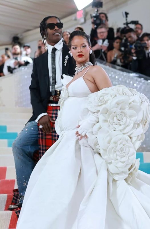 Rihanna's Third Pregnancy Announcement At The Met Gala