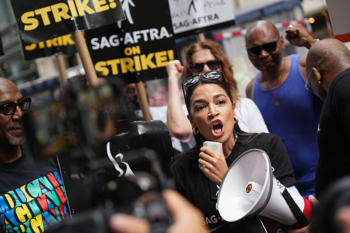 SAG-AFTRA Joins WGA On Picket Line: What This Means For Hollywood SAG-AFTRA Joins WGA On Picket Line: What This Means For Hollywood