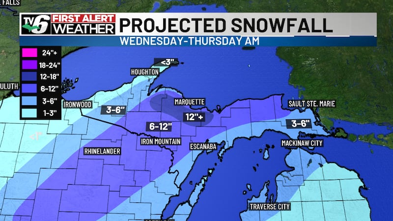Severe Weather Warning: Snow And Strong Winds Tuesday