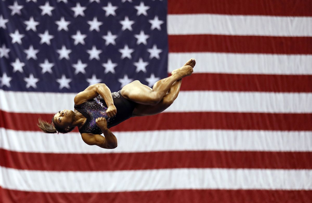 Simone Biles Felicita A La Gimnasta Que Emuló Su Salto Simone Biles Felicita A La Gimnasta Que Emuló Su Salto