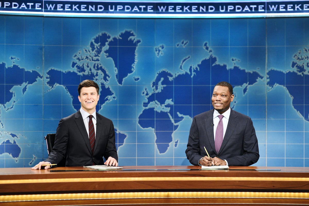 SNL Weekend Update: Audience Disruption Leaves Hosts Speechless SNL Weekend Update: Audience Disruption Leaves Hosts Speechless