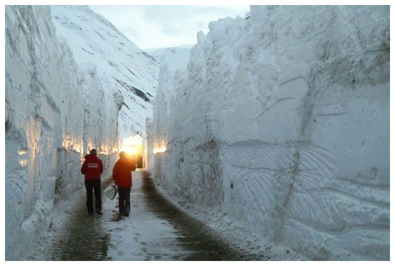Southern French Alps Experience Unseasonal Snowfall Due To Storm Southern French Alps Experience Unseasonal Snowfall Due To Storm