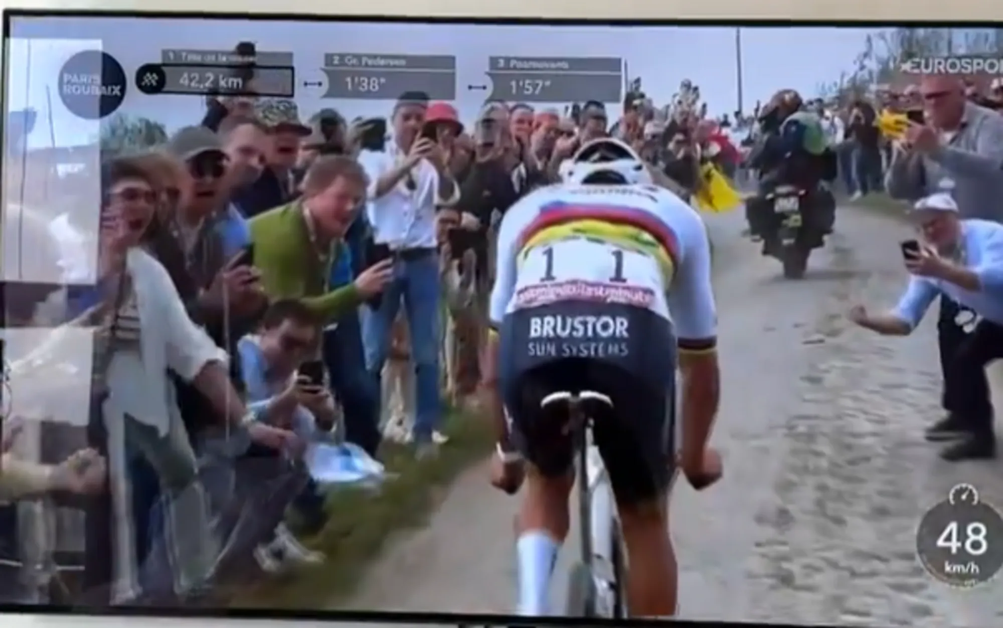Spectator Who Threw Bottle At Mathieu Van Der Poel In Paris-Roubaix Arrested