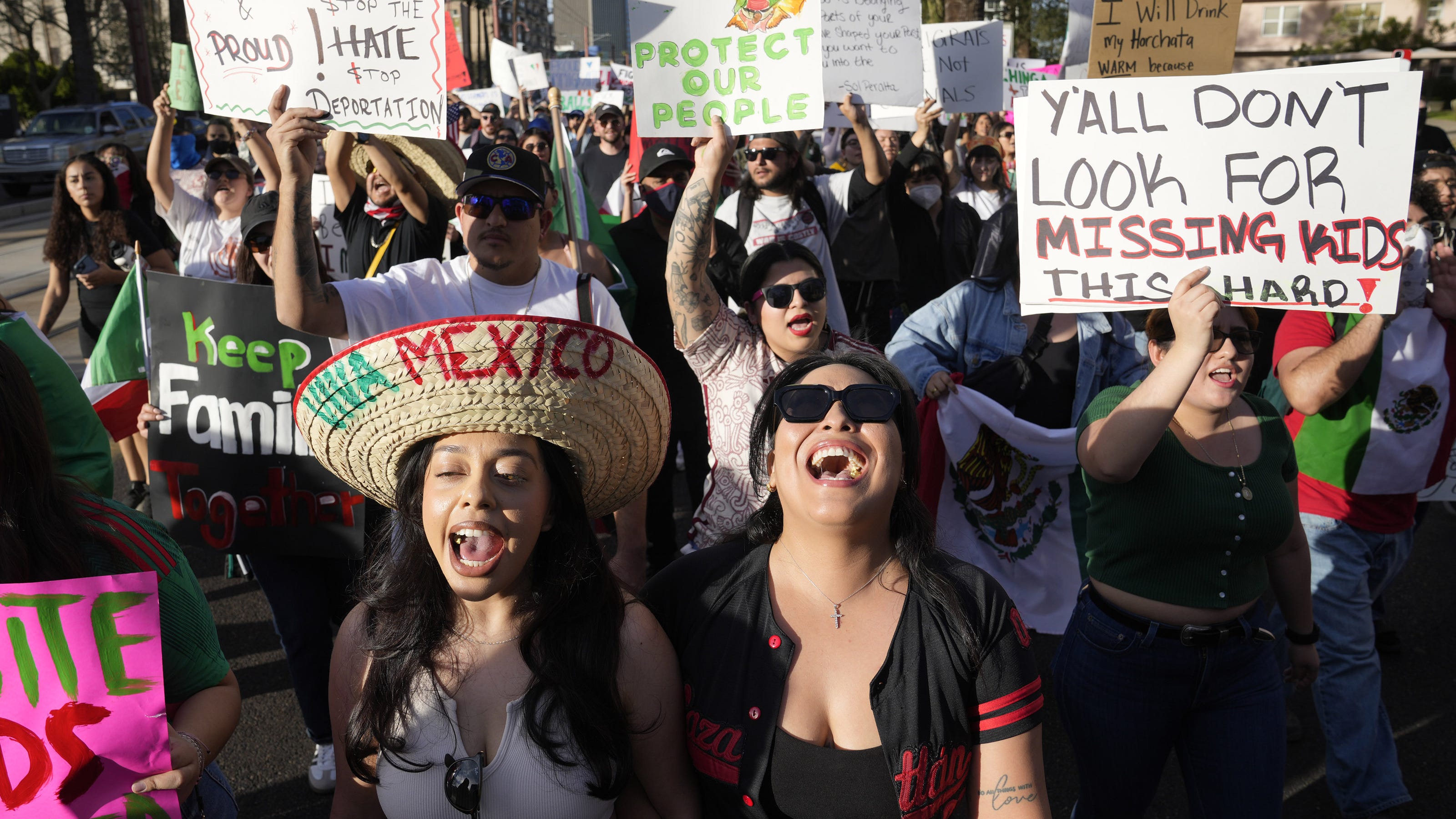 State Of The Union Protest: Local Residents Speak Out Against Trump Policies