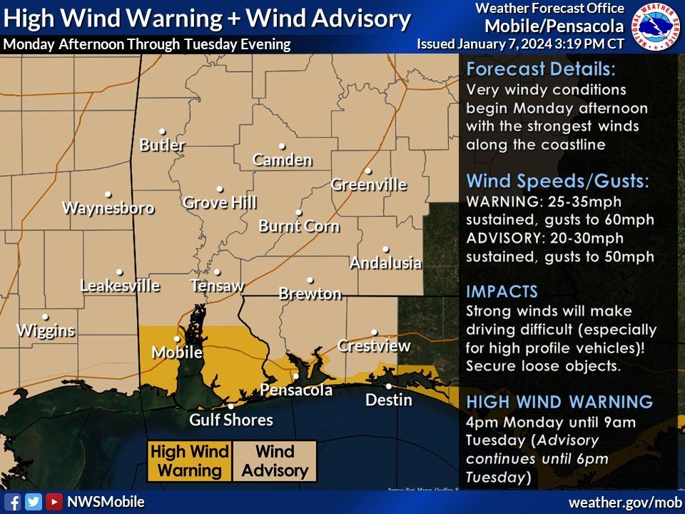Stay Safe: Strong Wind And Severe Storm Advisory In Effect Stay Safe: Strong Wind And Severe Storm Advisory In Effect