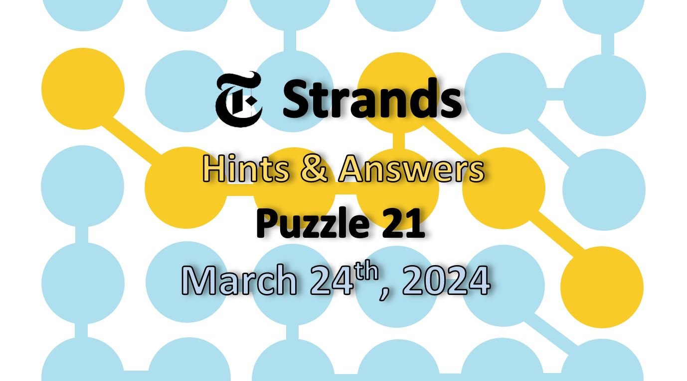 Strands NYT Crossword Answers For March 14th, 2024 (Game #376) Strands NYT Crossword Answers For March 14th, 2024 (Game #376)