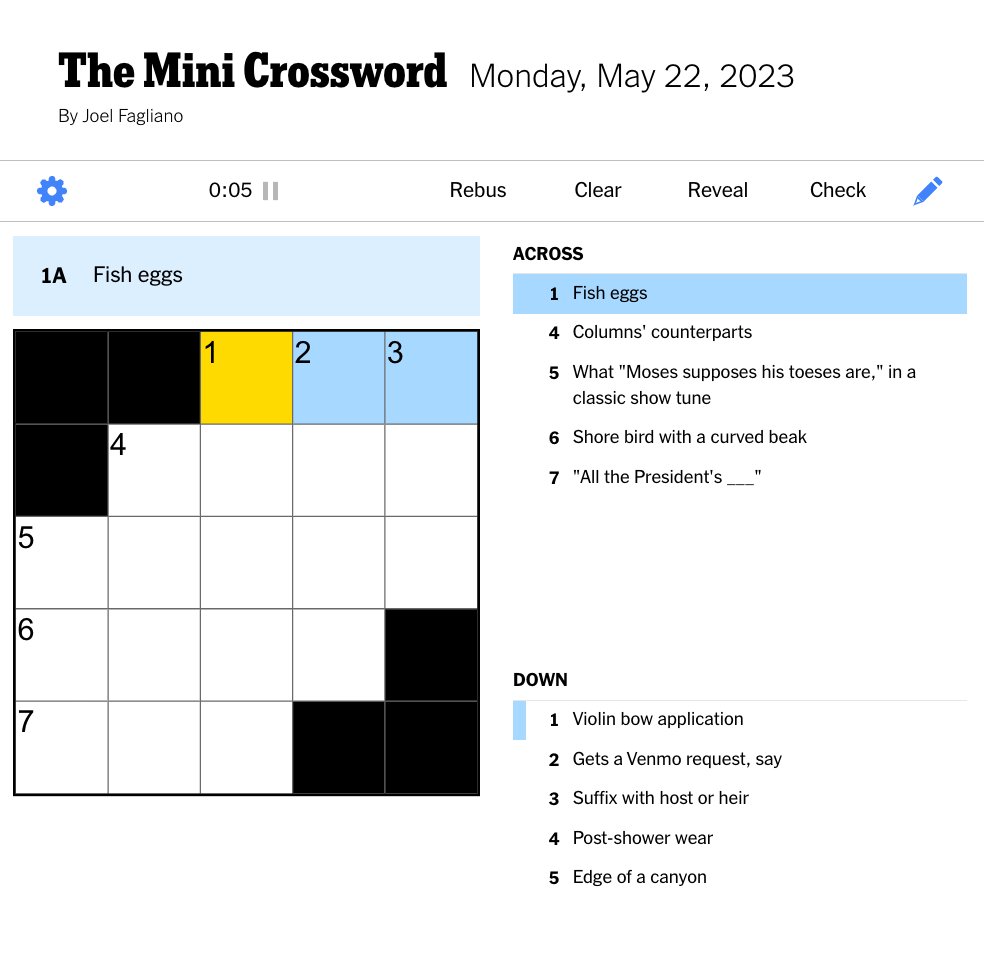 Sunday, May 11 NYT Mini Crossword: Clues, Hints, And Solutions Sunday, May 11 NYT Mini Crossword: Clues, Hints, And Solutions