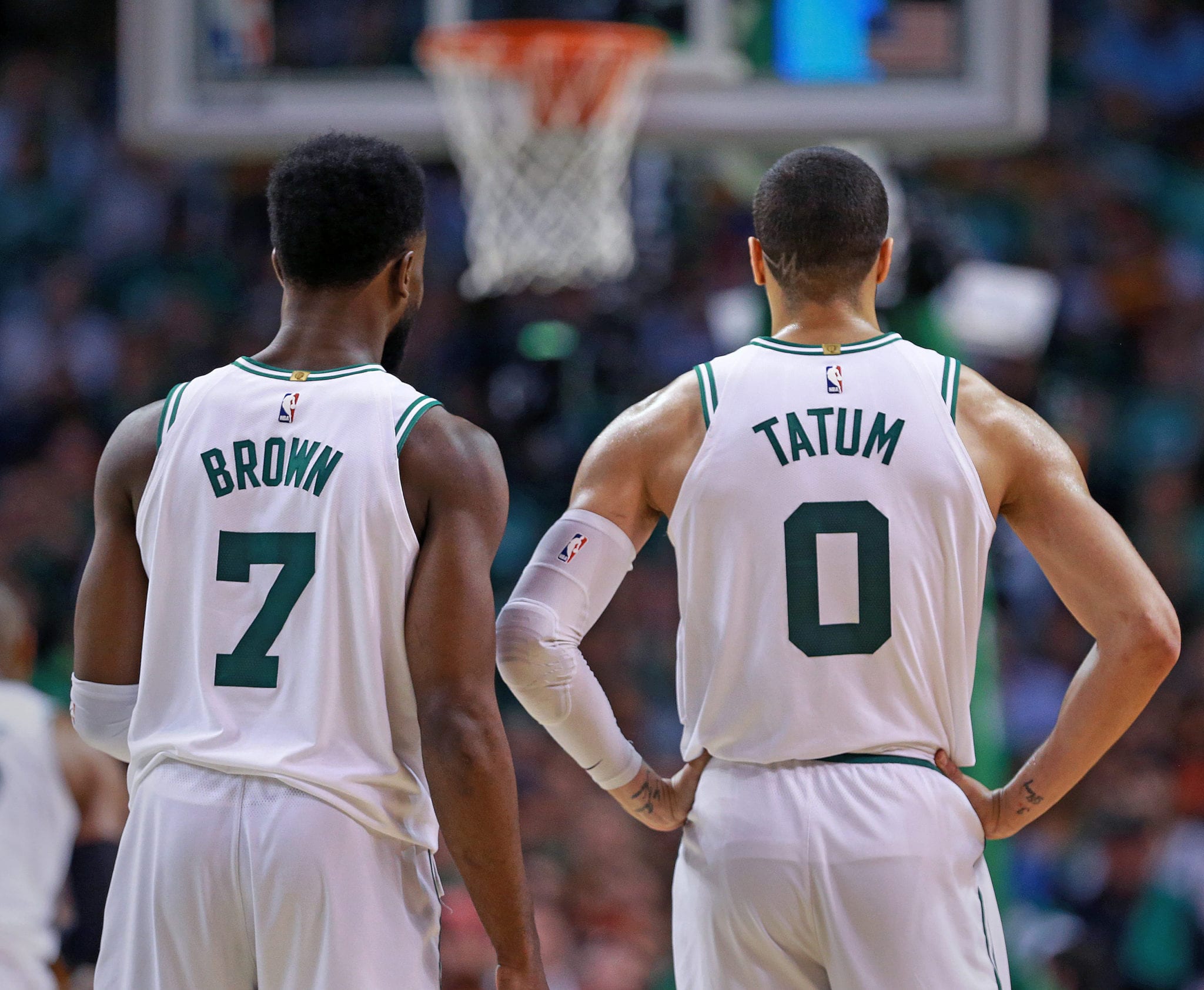 Tatum And Brown Suit Up For Game 3: Holiday's Absence Tatum And Brown Suit Up For Game 3: Holiday's Absence