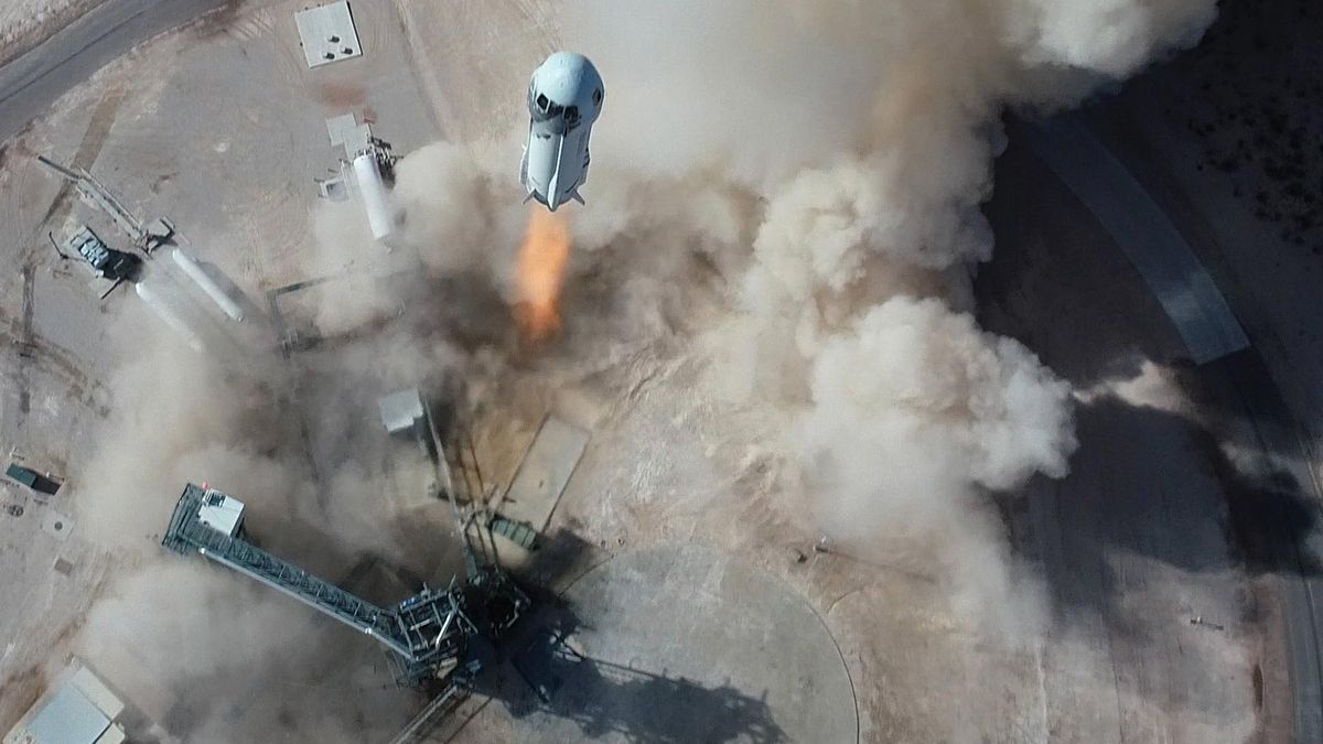 Technical Issue Grounds Blue Origin Rocket Launch Technical Issue Grounds Blue Origin Rocket Launch