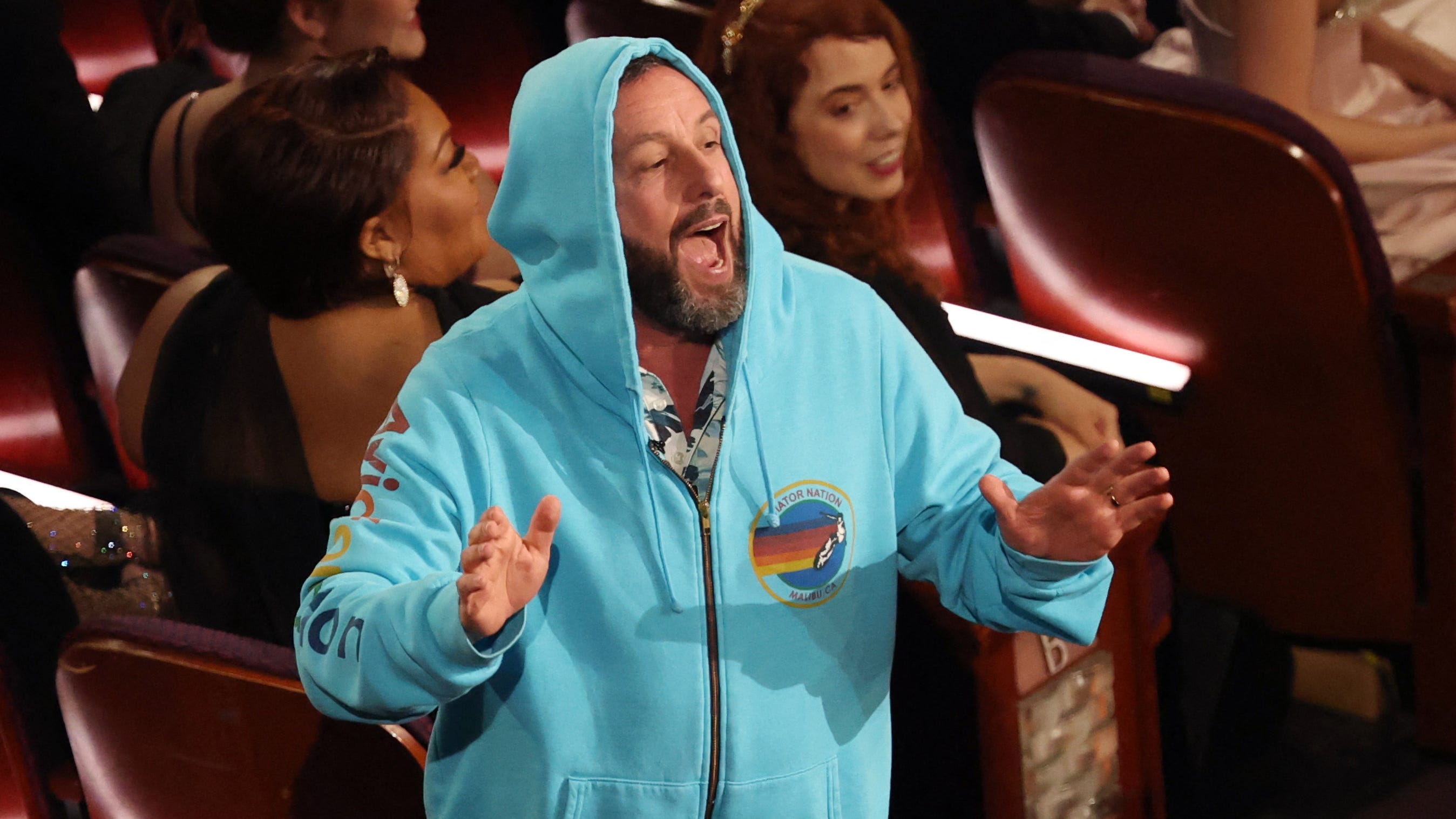 The Adam Sandler Oscars 2025 Moment: Cameo, Clothing, And Chalamet Hug Analysis The Adam Sandler Oscars 2025 Moment: Cameo, Clothing, And Chalamet Hug Analysis