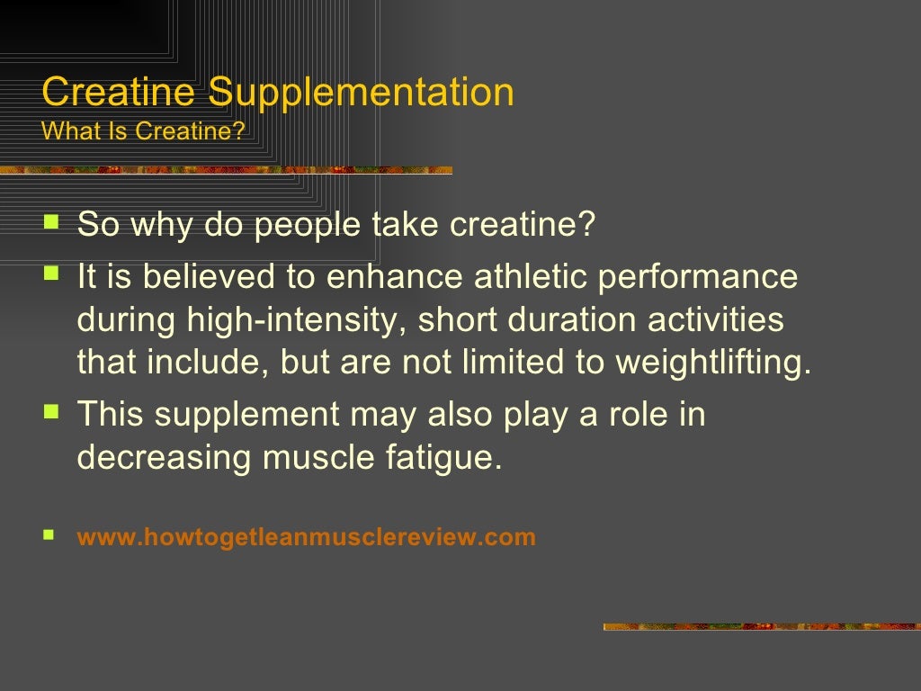 The Ultimate Guide To Creatine Supplementation The Ultimate Guide To Creatine Supplementation