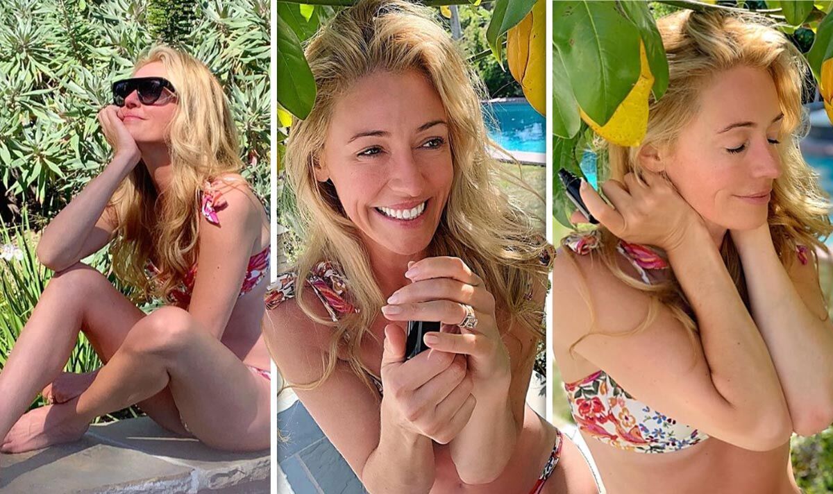 This Morning's Cat Deeley Shows Off Figure In Black Swimsuit This Morning's Cat Deeley Shows Off Figure In Black Swimsuit