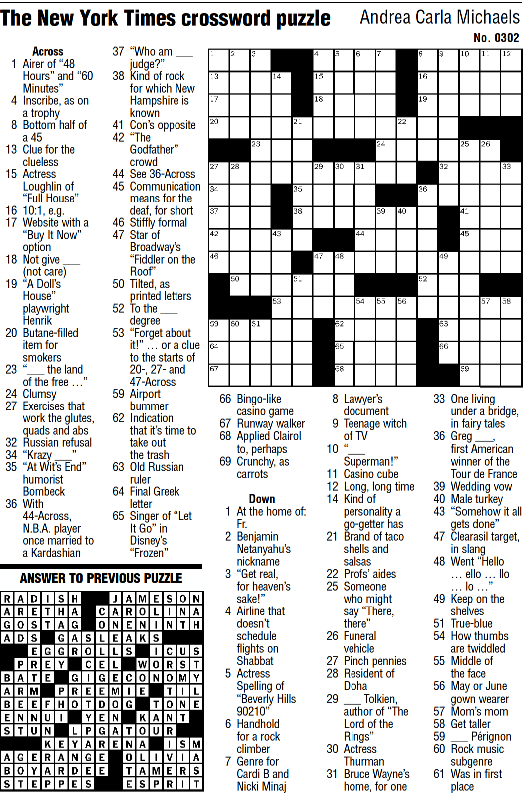 Today's NYT Mini Crossword Answers: March 13, 2024 Today's NYT Mini Crossword Answers: March 13, 2024