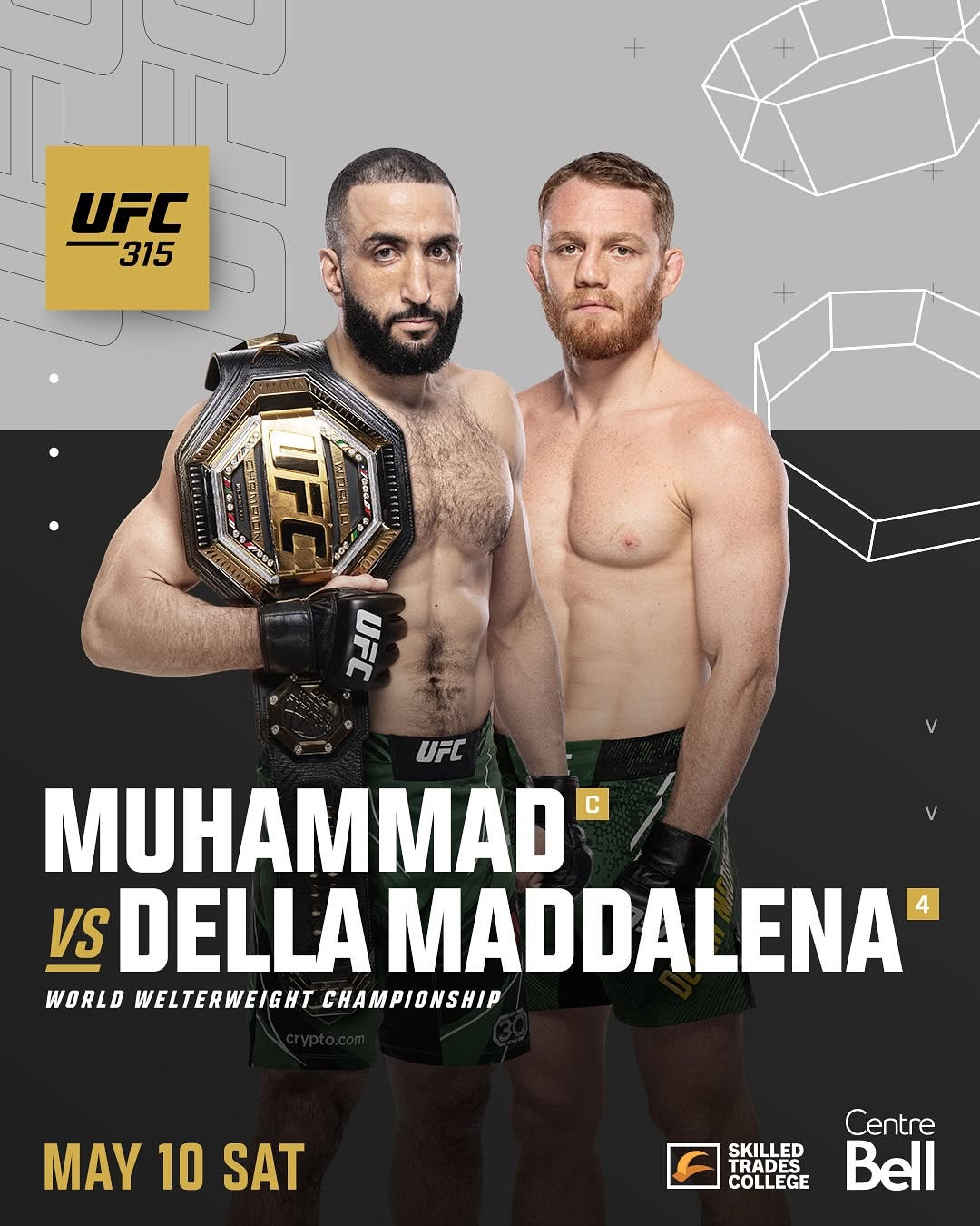 UFC 315: Muhammad Vs. Della Maddalena - Complete Main Card Results UFC 315: Muhammad Vs. Della Maddalena - Complete Main Card Results