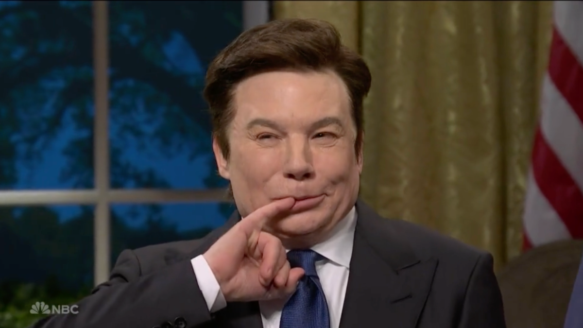 Unexpected SNL Guest: Mike Myers Channels Elon Musk In Cold Open Skit Unexpected SNL Guest: Mike Myers Channels Elon Musk In Cold Open Skit