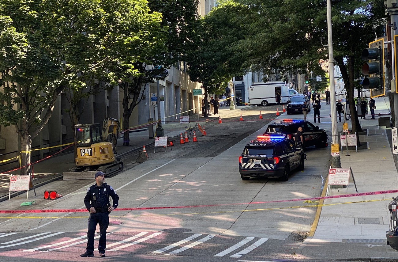 Urgent Police Investigation Following Downtown Seattle Double Shooting