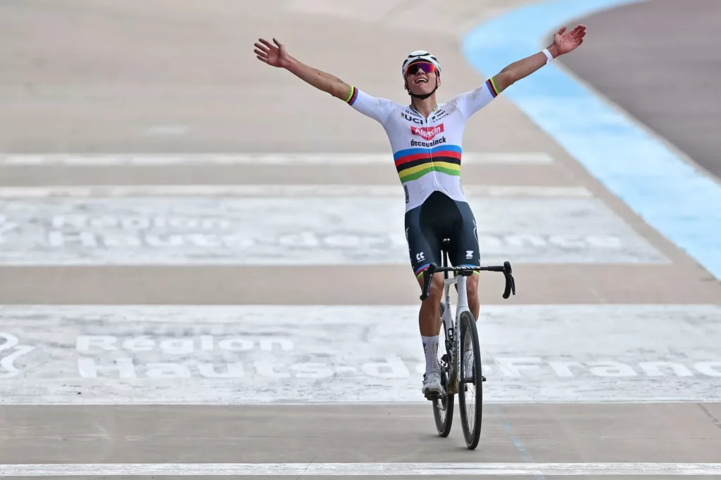 Van Der Poel's Third Consecutive Paris-Roubaix Victory