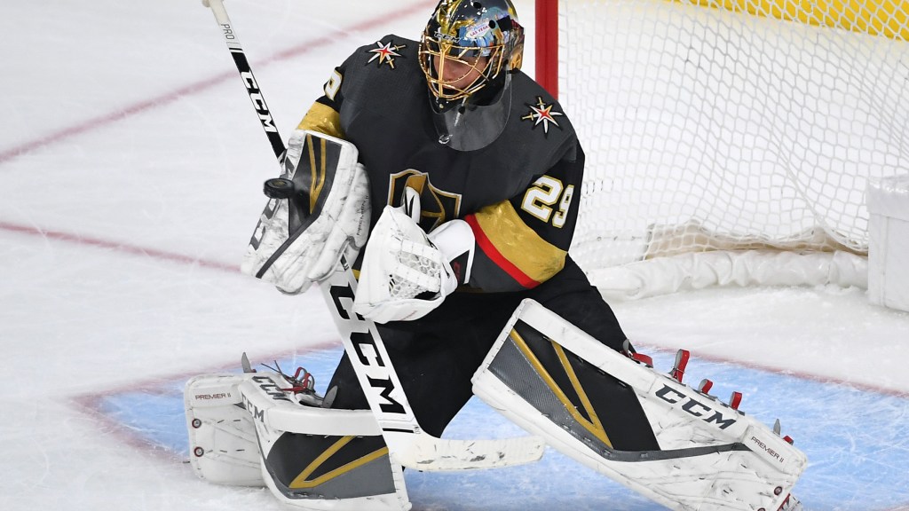 Vegas Golden Knights Beat Columbus Blue Jackets; Hill Makes 27 Saves Vegas Golden Knights Beat Columbus Blue Jackets; Hill Makes 27 Saves
