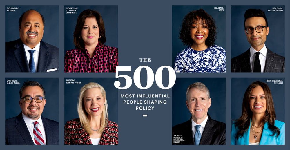 Who Runs Washington DC? The 500 Most Influential In 2025 Who Runs Washington DC? The 500 Most Influential In 2025