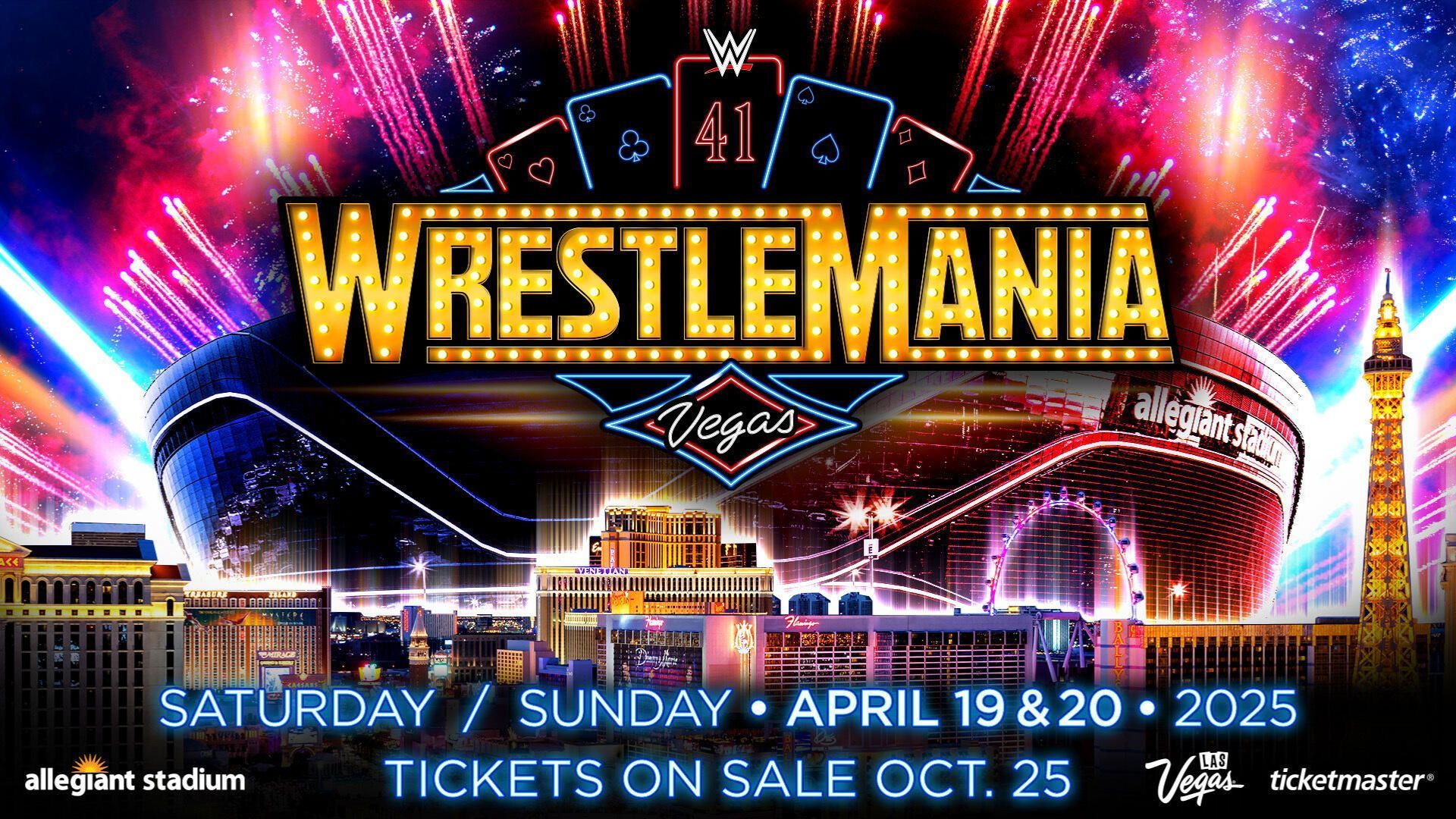 WWE WrestleMania 41: Golden Belts & Memorial Day Weekend Ticket Sales WWE WrestleMania 41: Golden Belts & Memorial Day Weekend Ticket Sales