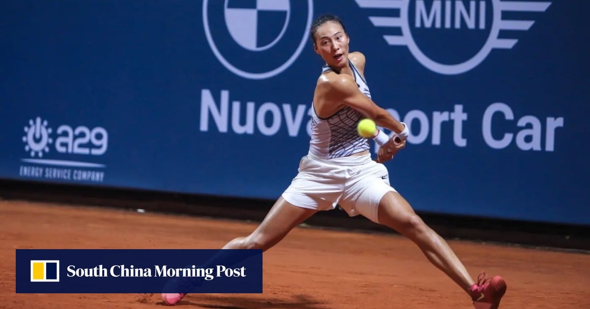 Zheng Back In Rome Last 16 After Frech Match Win Zheng Back In Rome Last 16 After Frech Match Win