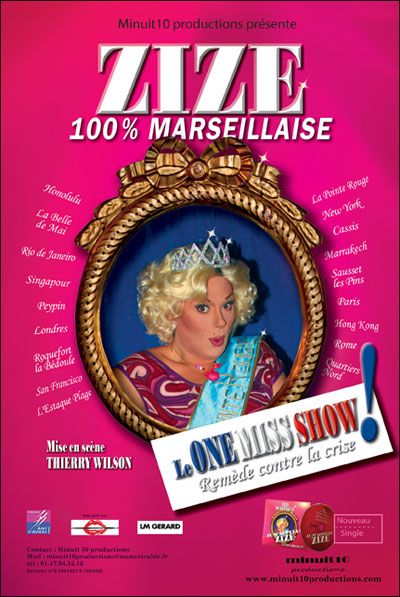 Zize À Graveson : Spectacle Transformiste 100% Marseillaise Le 4 Avril Zize À Graveson : Spectacle Transformiste 100% Marseillaise Le 4 Avril